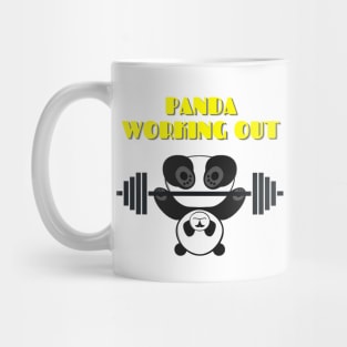 PANDA WORKING OUT Mug